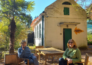 Pani Klonowska i Pani Brandeburg podczas wycieczki