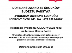 „PROGRAM OCHRONY LUDNOŚCI I OBRONY CYWILNEJ NA LATA 2025–2026